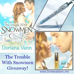 Square banner Snowmen giveawy